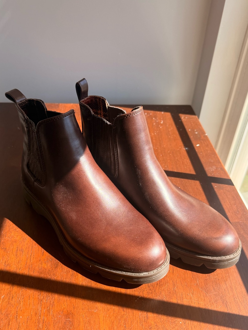 Women’s Brown Leather Chelsea Boots